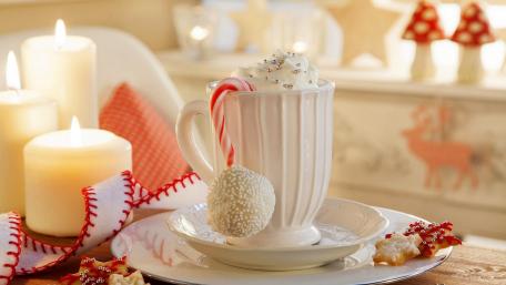 Cozy Hot Chocolate Delight wallpaper