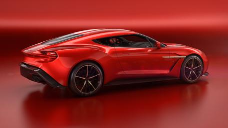 Sleek Elegance of the Aston Martin Vanquish Zagato wallpaper