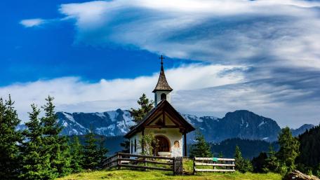 Hirtenkapelle am Maiselstein (Shepherd's Chapel, Meislstein wallpaper