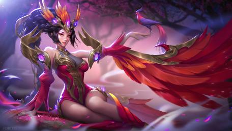 Mystical Goddess of Nature's Grace wallpaper