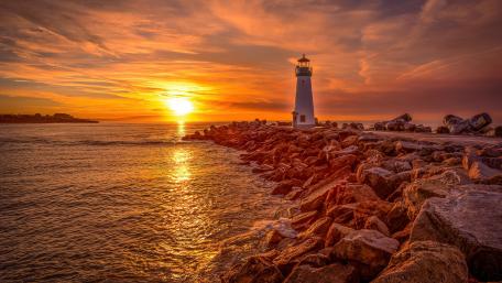 Walton Lighthouse (Santa Cruz, California) wallpaper