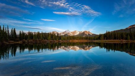 Serene Reflections of Nature's Beauty wallpaper