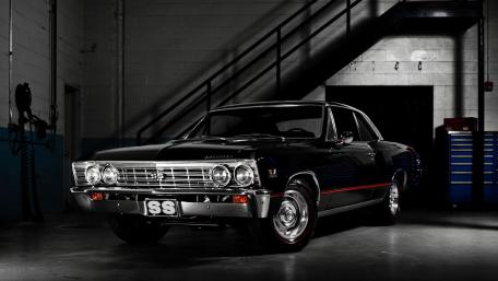 Vintage Elegance on Wheels: Timeless Muscle Car wallpaper