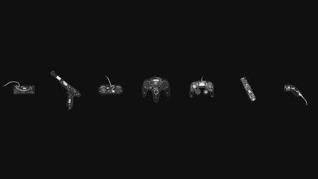 Gaming Controllers X-ray Art wallpaper