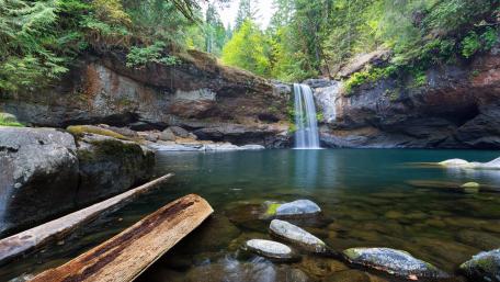 Upper Coquille River Falls, Oregon wallpaper