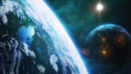 Planetary Cosmic Dance wallpaper