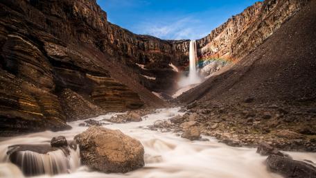 Hengifoss wallpaper