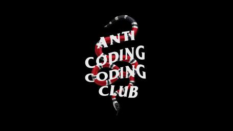 Anti coding coding club wallpaper