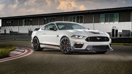 Sleek Power of the Ford Mustang Mach 1 wallpaper