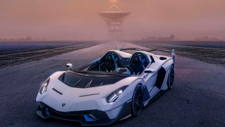 Sleek Lamborghini SC20 on an Open Road wallpaper