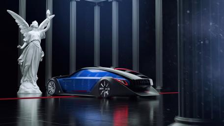 Futuristic Luxury Rolls-Royce Concept Wallpaper wallpaper