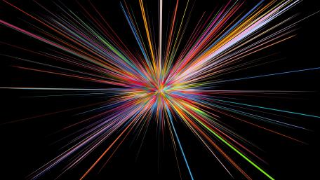 Colorful Cosmic Explosion Wallpaper wallpaper