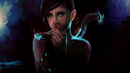 Dragon Women wallpaper