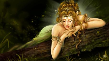 Crying fairy wallpaper