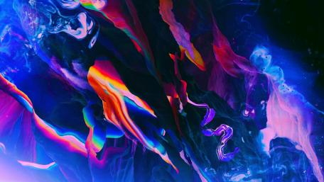 Surreal Neon Dreamscape wallpaper
