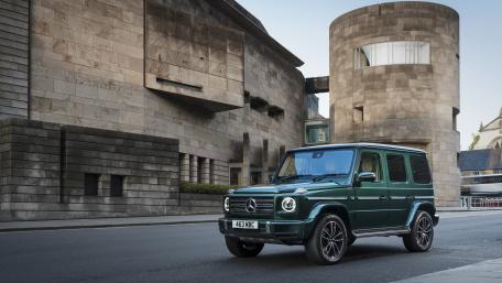 Sleek Mercedes G-Class Urban Elegance wallpaper