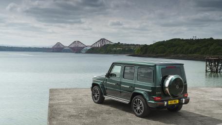 Elegant Mercedes G Class by the Waterfront Viewpoint wallpaper