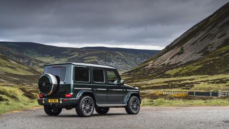 Elegant Mercedes G Class in Stunning Landscape Scene wallpaper