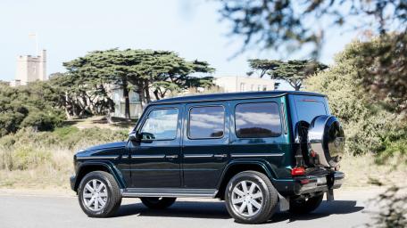 Elegant Mercedes G Class SUV in Natural Setting wallpaper