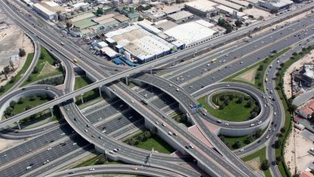 Interchange in Sharjah, United Arab Emirates wallpaper