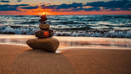 Serenity in Nature's Balance wallpaper