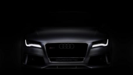 Audi's Luminous Elegance on Display wallpaper
