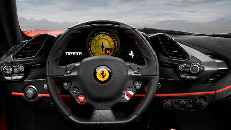 Ferrari 488 Interior in Stunning 4K Detail wallpaper