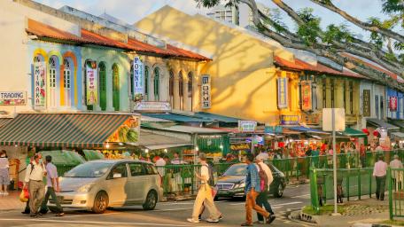Little India golden hour wallpaper