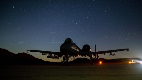 A-10 under the stars wallpaper