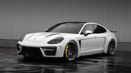 Sleek White Sports Car Wallpaper Design wallpaper