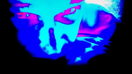 Mysterious Vision in Vibrant Colors wallpaper