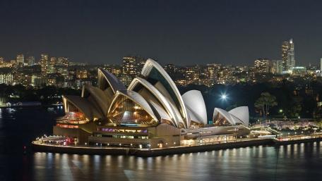 Sydney Opera House at Nighttime Beauty wallpaper