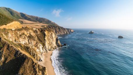 Serene Coastal Escape Inspiring Tranquility in Nature's Beauty wallpaper