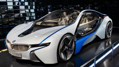 Futuristic BMW i8 Concept Car Wallpaper wallpaper