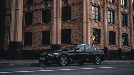 Sleek Urban Elegance of a Modern BMW wallpaper