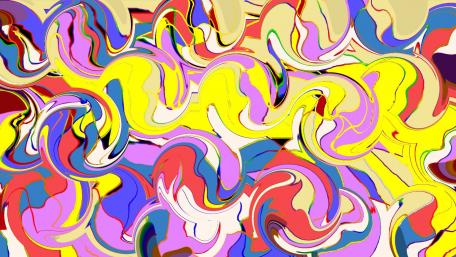 Vibrant Swirl Symphony in Abstract Motion wallpaper