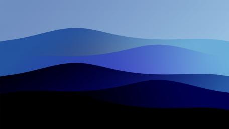 Dreamy Blue Waves wallpaper