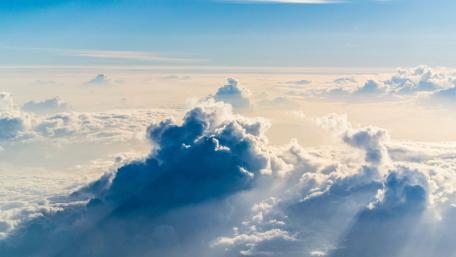Above the Clouds Tranquility in 8K Clarity wallpaper