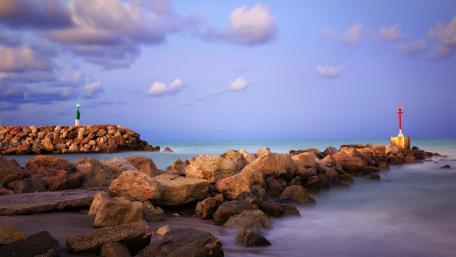 Serene Lighthouses by the Sea wallpaper