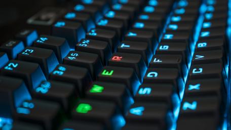 Illuminated Precision - Gaming Keyboard Glow wallpaper