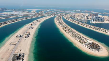 The Palm Jumeirah in Dubai wallpaper