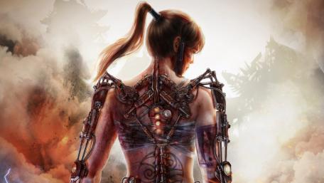 Cyborg Warrior: A Futuristic Vision wallpaper