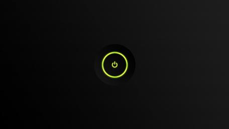 Xbox 360 Power Button Minimalist Art wallpaper