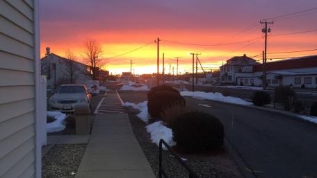 Sunrise at Dunkin' wallpaper