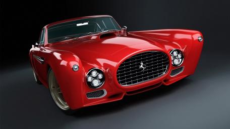 Sleek Ferrari F340 Wallpaper in 4K Resolution wallpaper