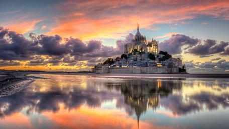 Mont Saint Michel Abbey wallpaper
