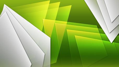 Modern Green and White Abstract Design wallpaper
