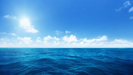 Endless Blue Serenity wallpaper