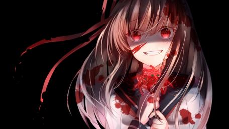 Sinister Smile in the Shadows wallpaper