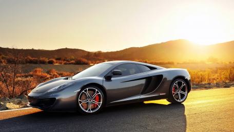 Sleek McLaren MP4-12C at Sunset wallpaper